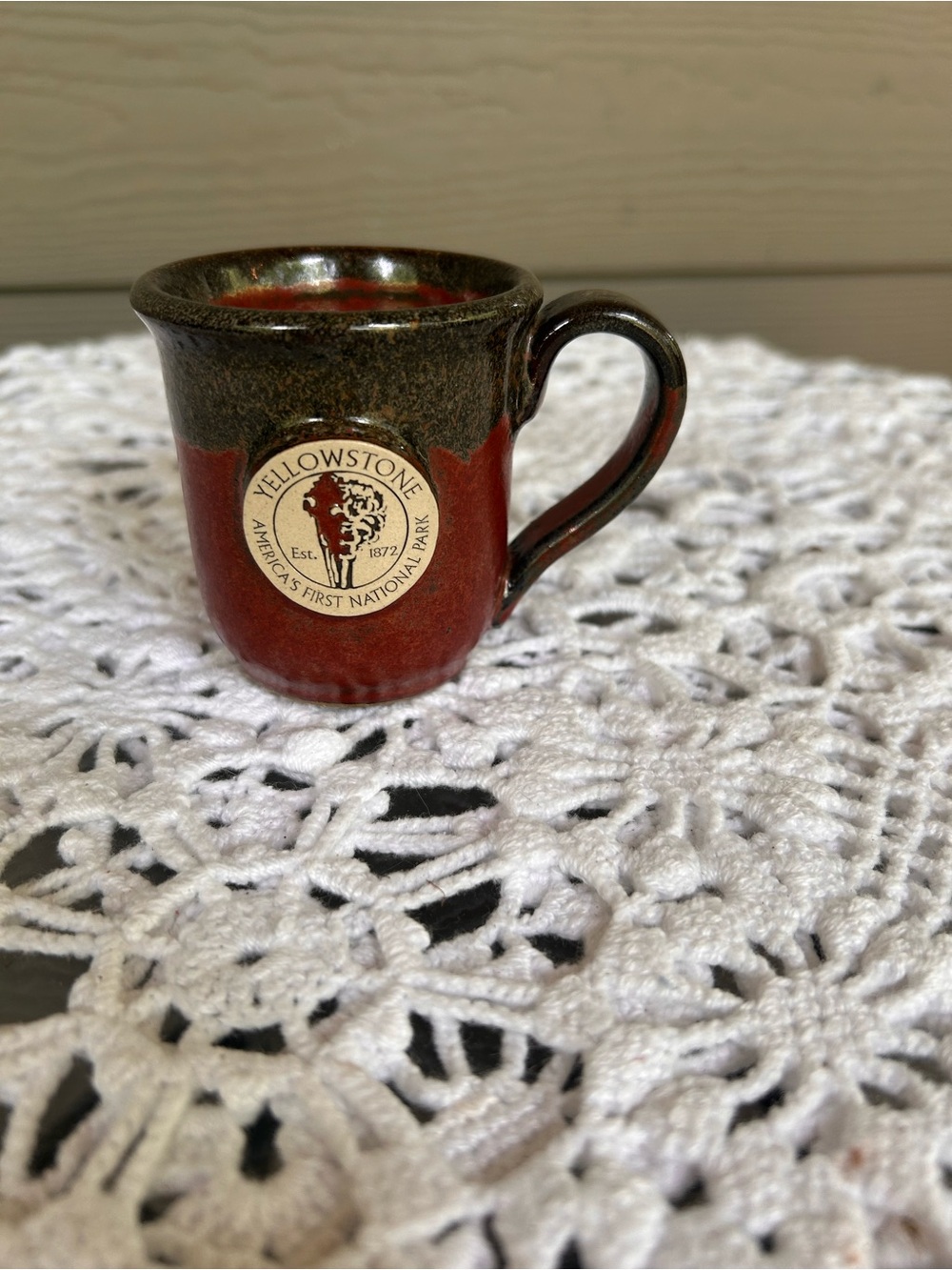 Yellowstone National Park Souvenir Java Taster by Sunset Hill Stoneware